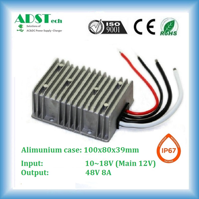 12V to 48V 2A~20A series boost DC Converter