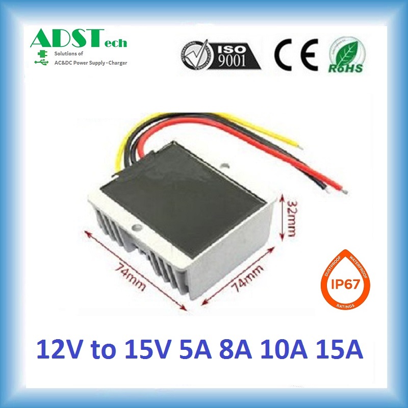 12V to 15V 3A~10A series boost DC Converter