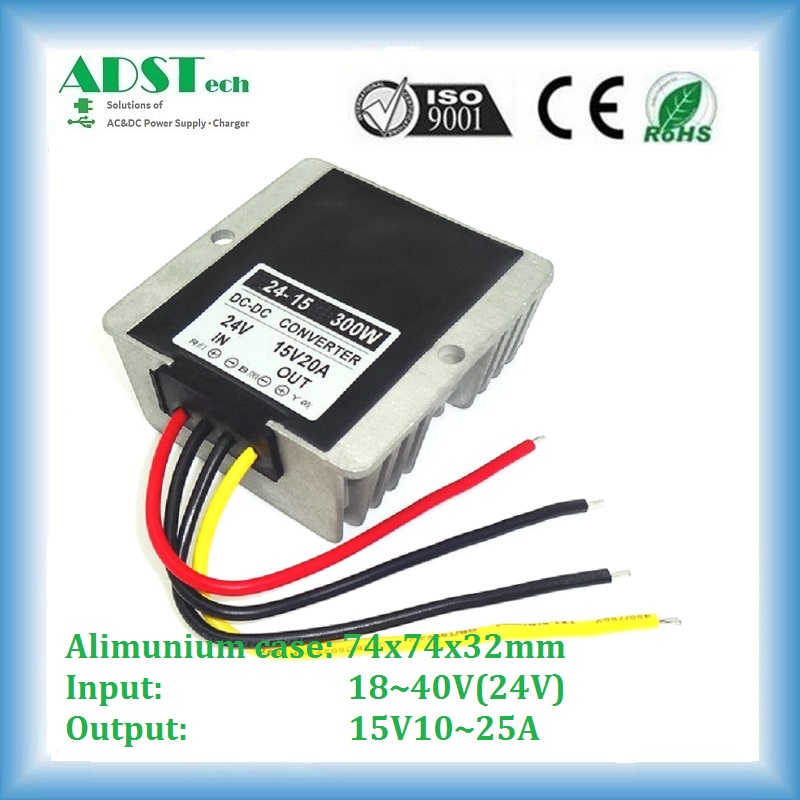 24V to 15V 1A~25A series buck DC Converter