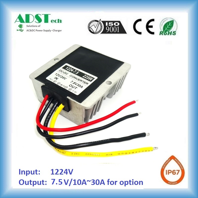 1224V to 7.5V 2A~30A series dc power supply converter