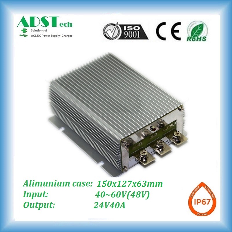 3648V to 24V 1A~60A series buck DC Converter