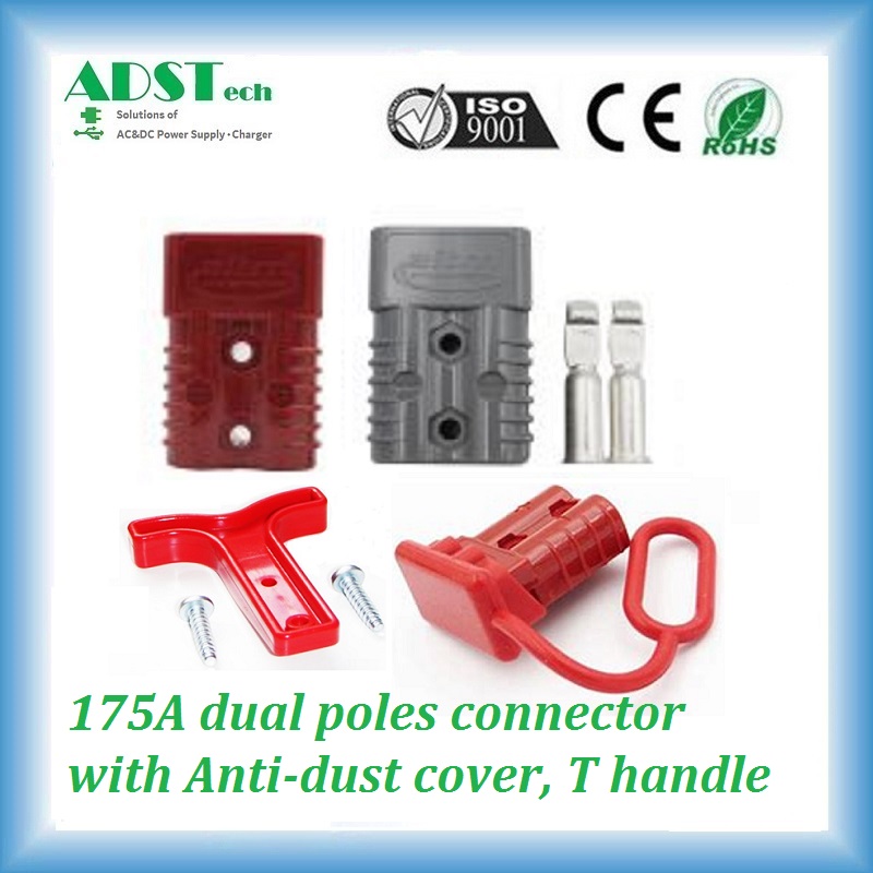 175A 600V ADSB175 dual pole high current power solar battery connector plug