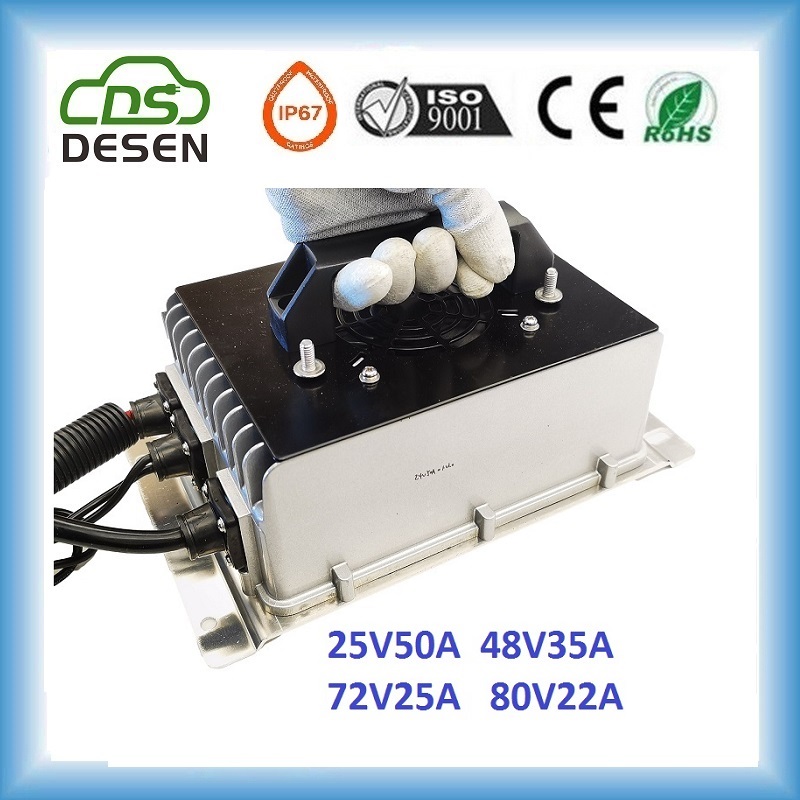 2000W AGV Electric Vehicle Car Lead Acid Lithium LiFePO4 Battery Charger 